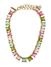 Oscar de la Renta Watermelon Collar Necklace Pre owned at The Real Real